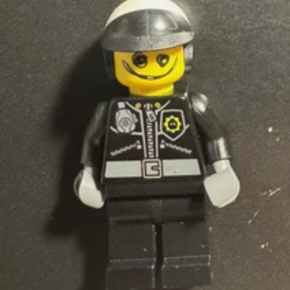 LEGO MINIFIG Scribble Face Bad Cop Minifigure The LEGO Movie 71004 - Picture 1 of 2